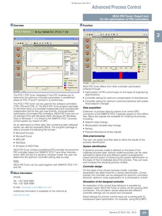 Matlab Inca Simaticpcs7 stpcs7 ao_complete_english_2013_web | PDF