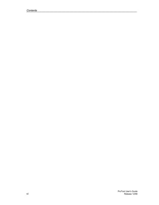 Contents
ProTool User’s Guide
vi Release 12/99
 