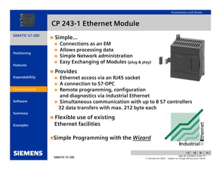 Simatic s7 200-introduction | PDF