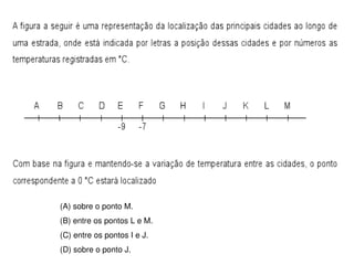 (A) sobre o ponto M.
(B) entre os pontos L e M.
(C) entre os pontos I e J.
(D) sobre o ponto J.
 