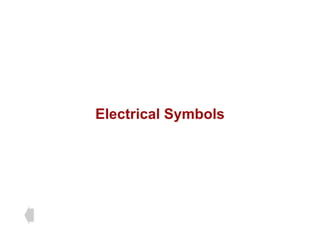 Electrical Symbols
 