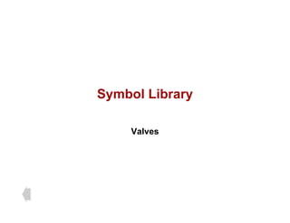 Symbol Library
Symbol Library
Valves
 