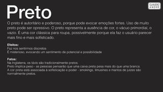 Simbologia das Cores