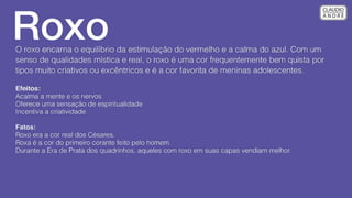 Simbologia das Cores