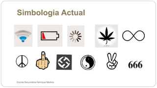 Simbologia Actual
Escola Secundária Henrique Medina
 