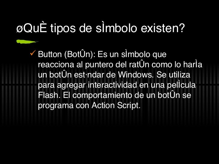 Simbolos en Flash