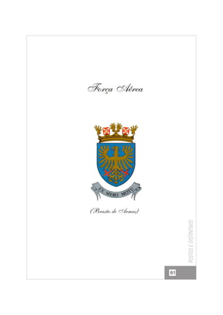 Força Aérea

Postos e distintivos

(Brasão de Armas)

61

 