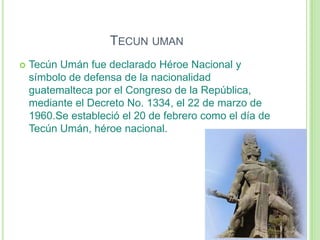 Poema tecun uman heroe nacional