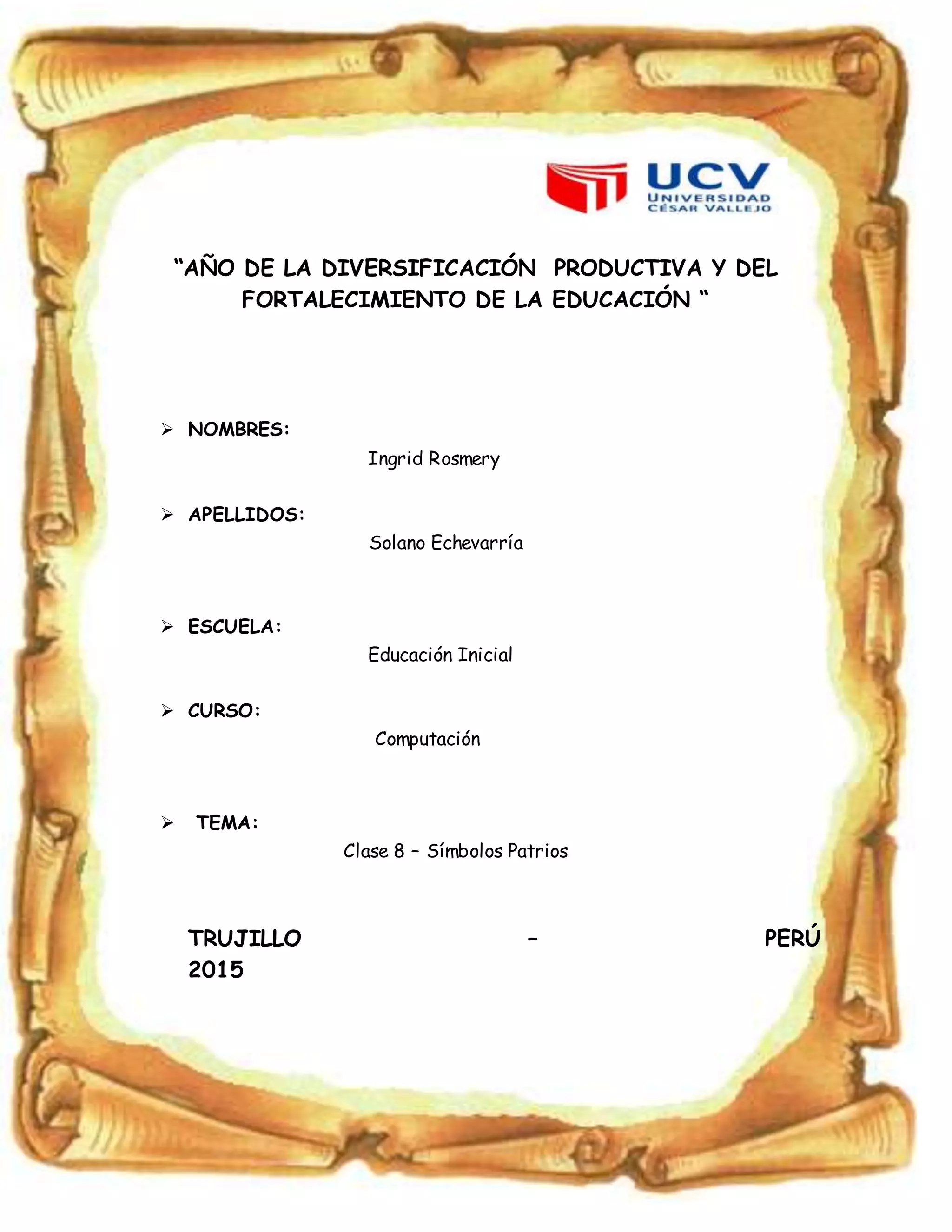 Simbolos patrios | DOCX