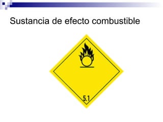 Sustancia de efecto combustible  