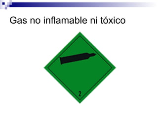 Gas no inflamable ni tóxico  
