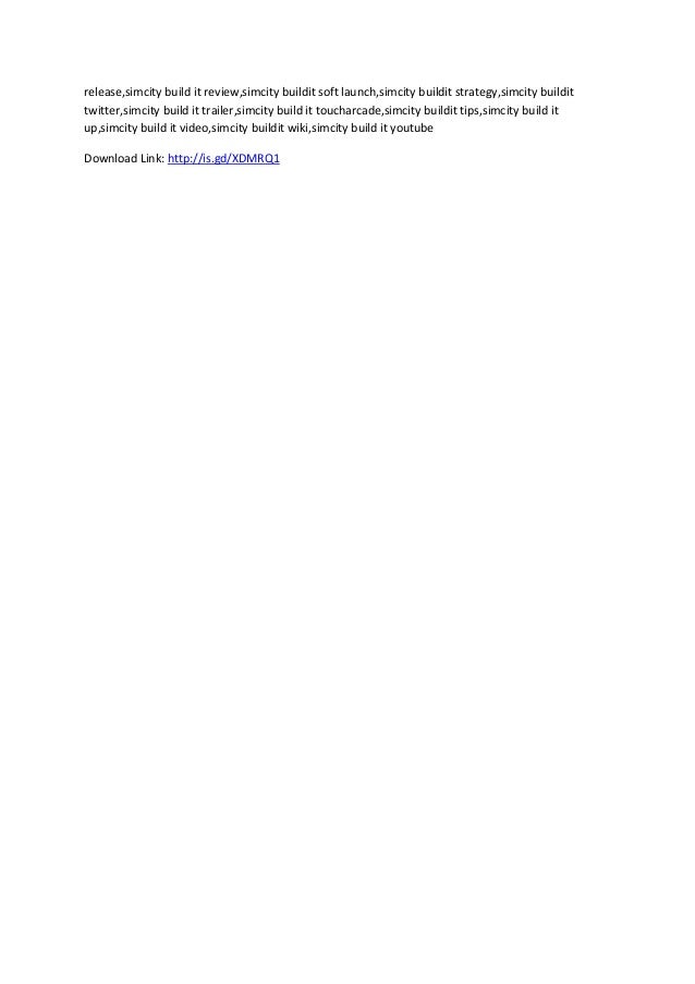 Sim City Buildit Hack Cheat Tool