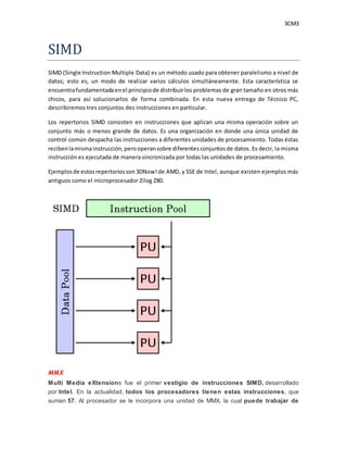 SIMD Single Instruction Multiple Data | PDF