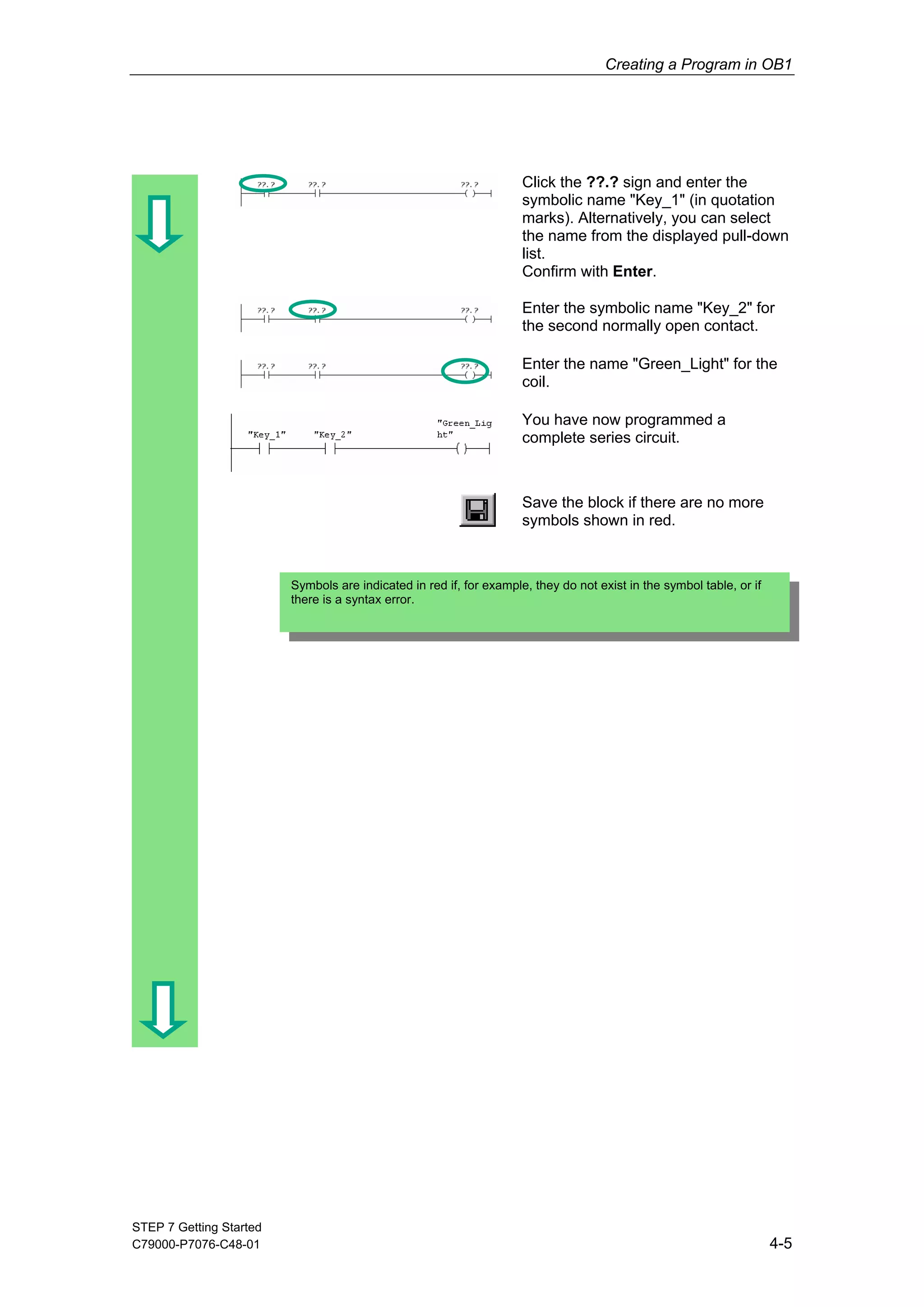 Simens plc training. simatic working-with-step-7 | PDF | Programming ...