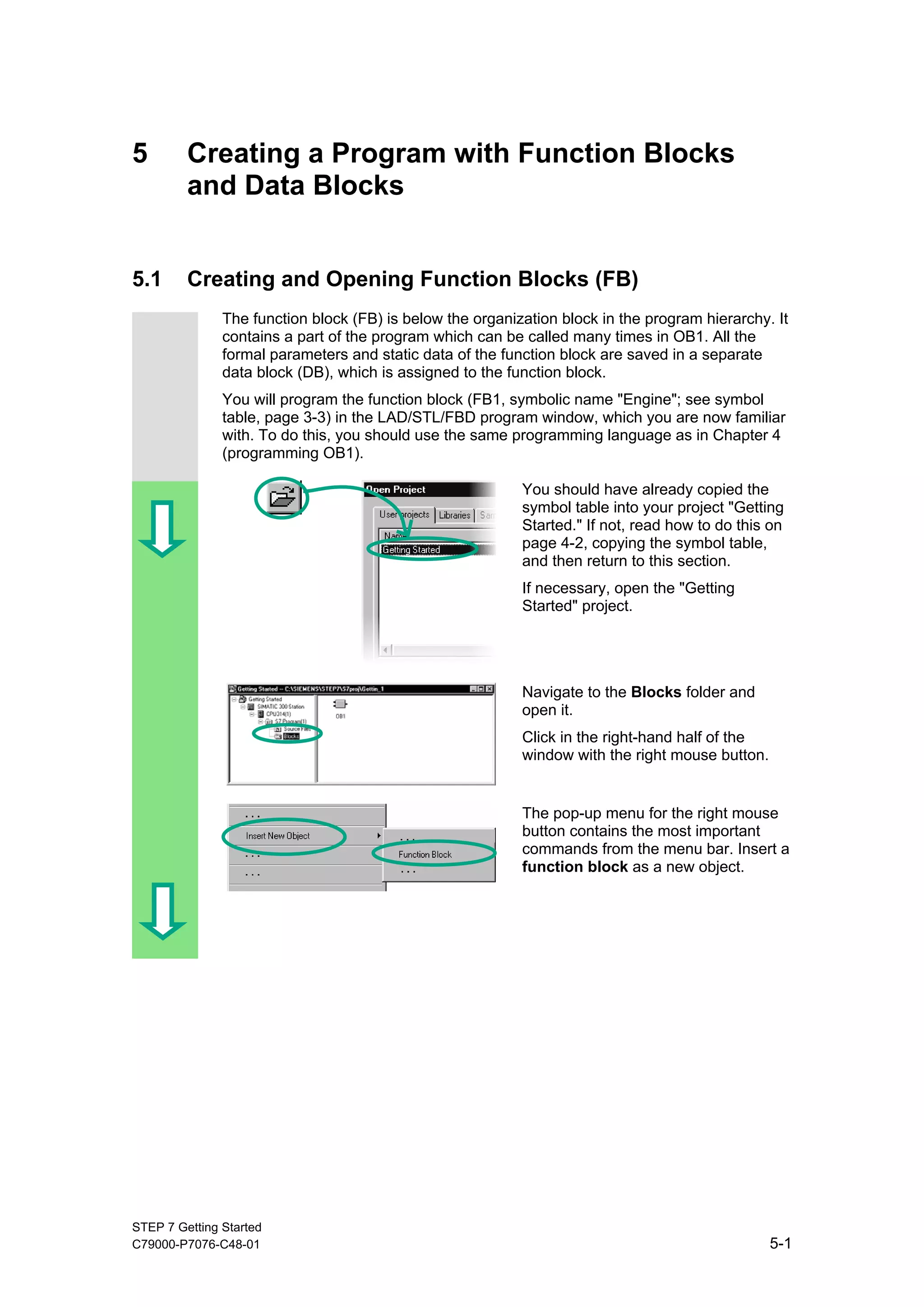 Simens plc training. simatic working-with-step-7 | PDF | Programming ...