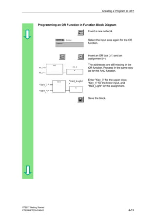 Simens plc training. simatic working-with-step-7 | PDF