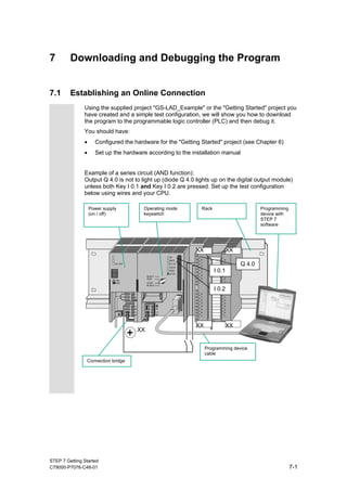 Simens plc training. simatic working-with-step-7 | PDF