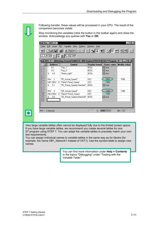Simens plc training. simatic working-with-step-7 | PDF