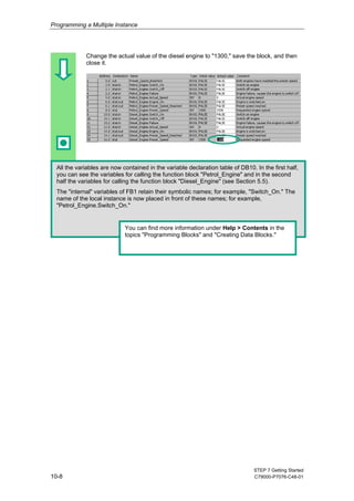 Simens plc training. simatic working-with-step-7 | PDF
