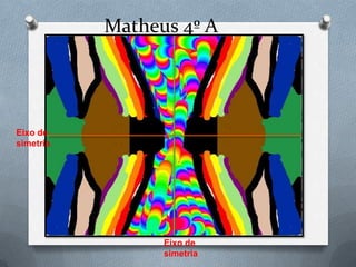 Eixo de simetria
Eixo de
simetria
 