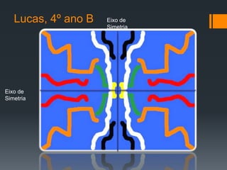 Lucas, 4º ano B Eixo de
Simetria
Eixo de
Simetria
 