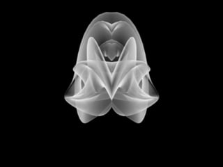 Simetrias encontradas en el aire desde la danza y las vidrieras, máscaras peces plantas en la luz dibujadas por Afredo Saez Valles