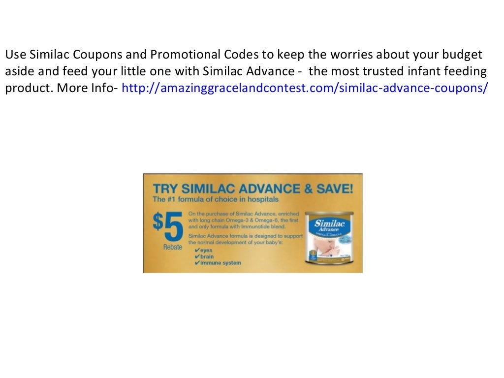 similac advance coupons