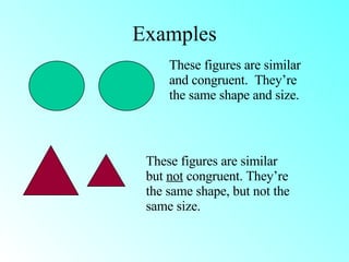 Not Similar Similar Triangles Notes | PPT