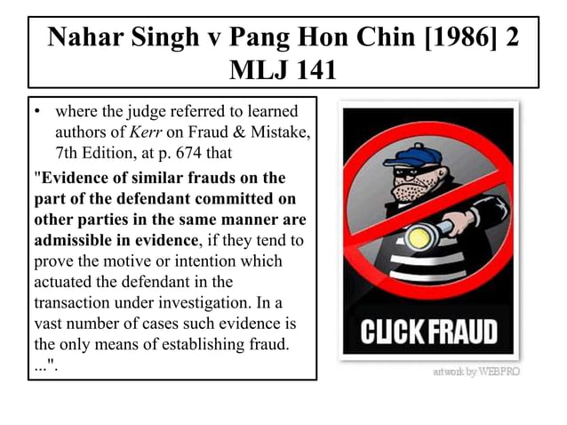 Similar facts evidence-Civil cases | PPTX | Law