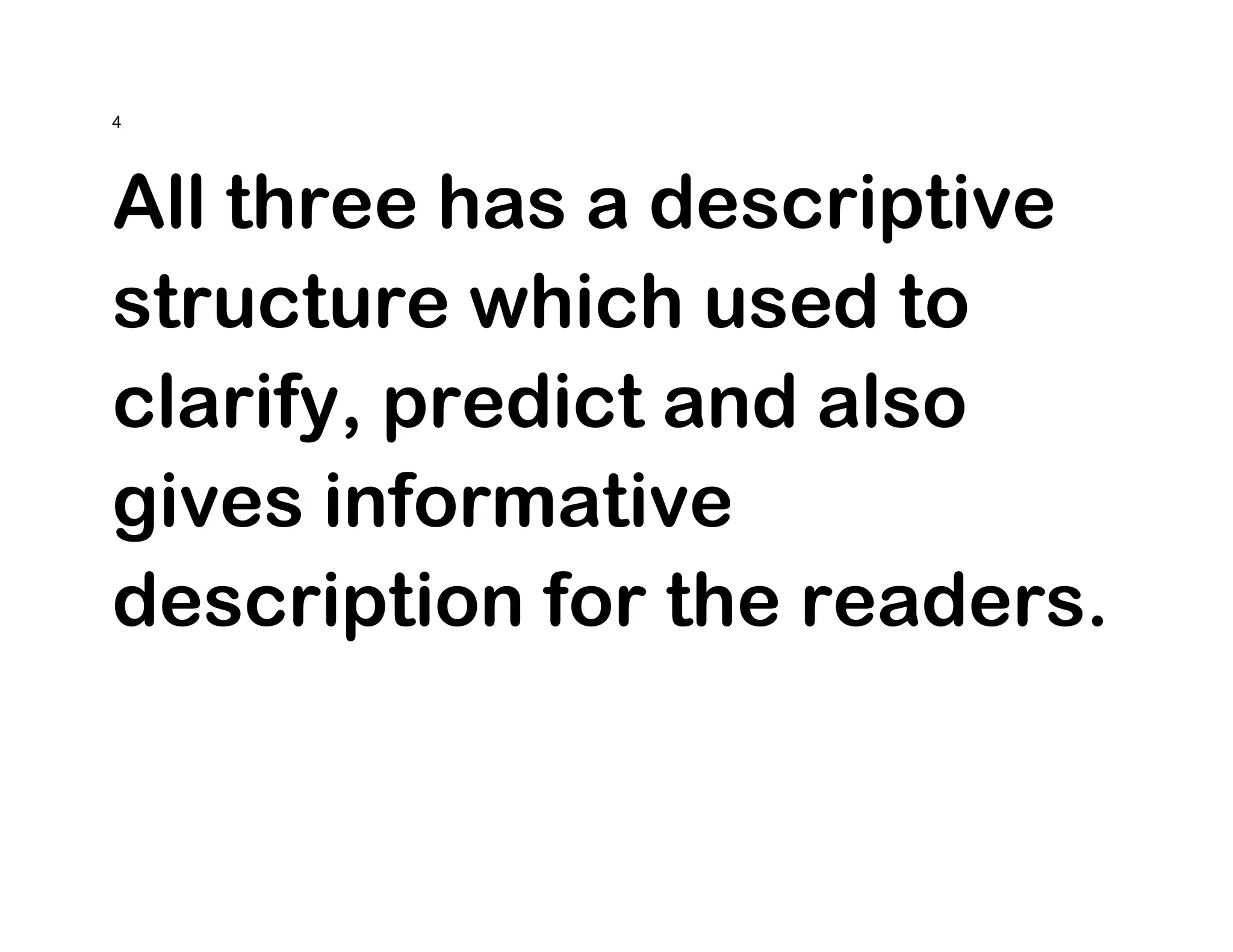 Describing Structures similarities of a simple descriptive structure | PDF