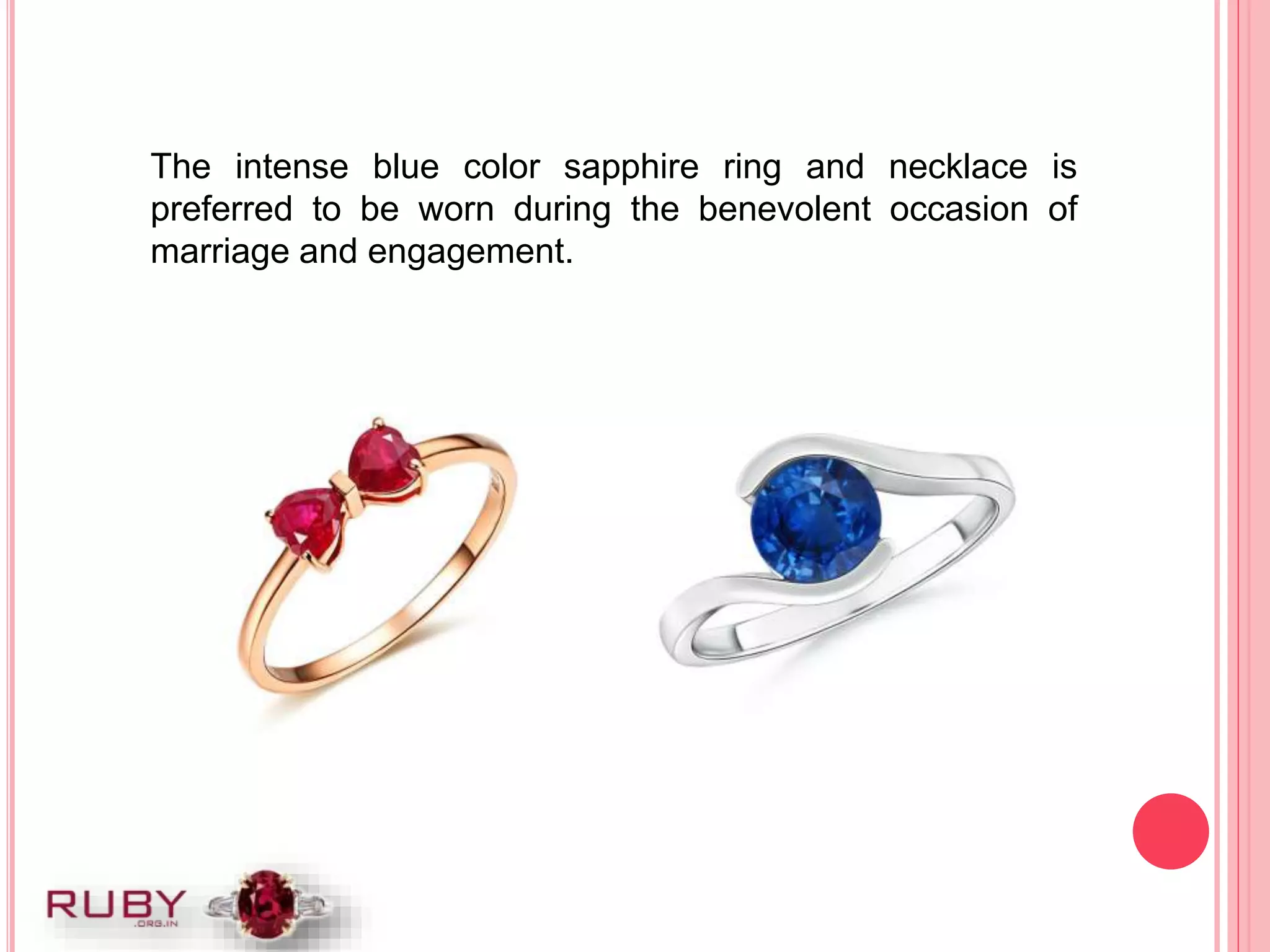 Similarities and difference between rubies and sapphire stone | PPT
