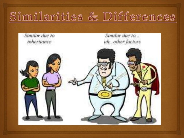 Learning Similarities and differences | PPT