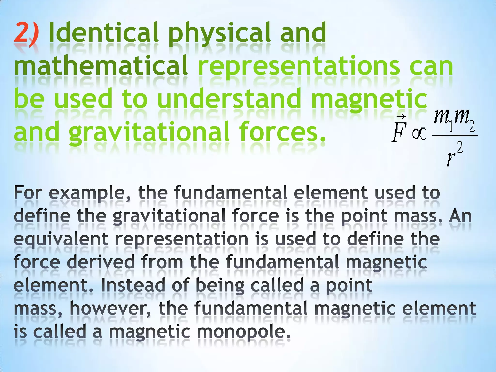 Similarities and differences between gravity and magnetic | PPTX
