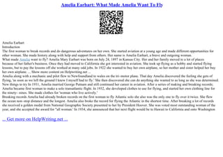 Similarities Between Amelia Earhart And Malala Yousafzai | PPT