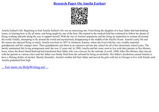 Similarities Between Amelia Earhart And Malala Yousafzai | PPT