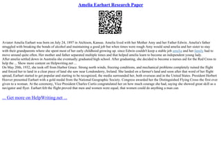 Similarities Between Amelia Earhart And Malala Yousafzai | PPT