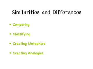 Similarities and Differences ,[object Object],[object Object],[object Object],[object Object]