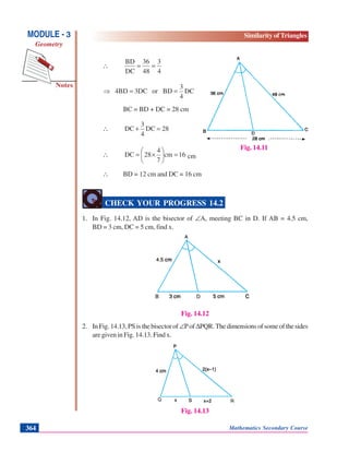 Math 2 Similar Triangles Notes.pdf Similarity of triangles -GEOMETRY | PDF