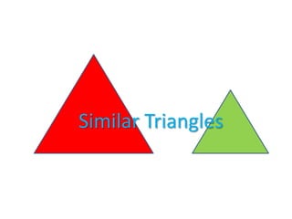Triangle Saurus Similar triangle sambhu | PPTX