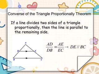 Proportion Statement Geometry Geometry: Proportion and Similar Triangles | PPT