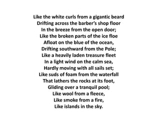 Simile Metaphor Personification