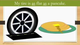 My tire is as flat as a pancake.
@2017reading2success.com
 