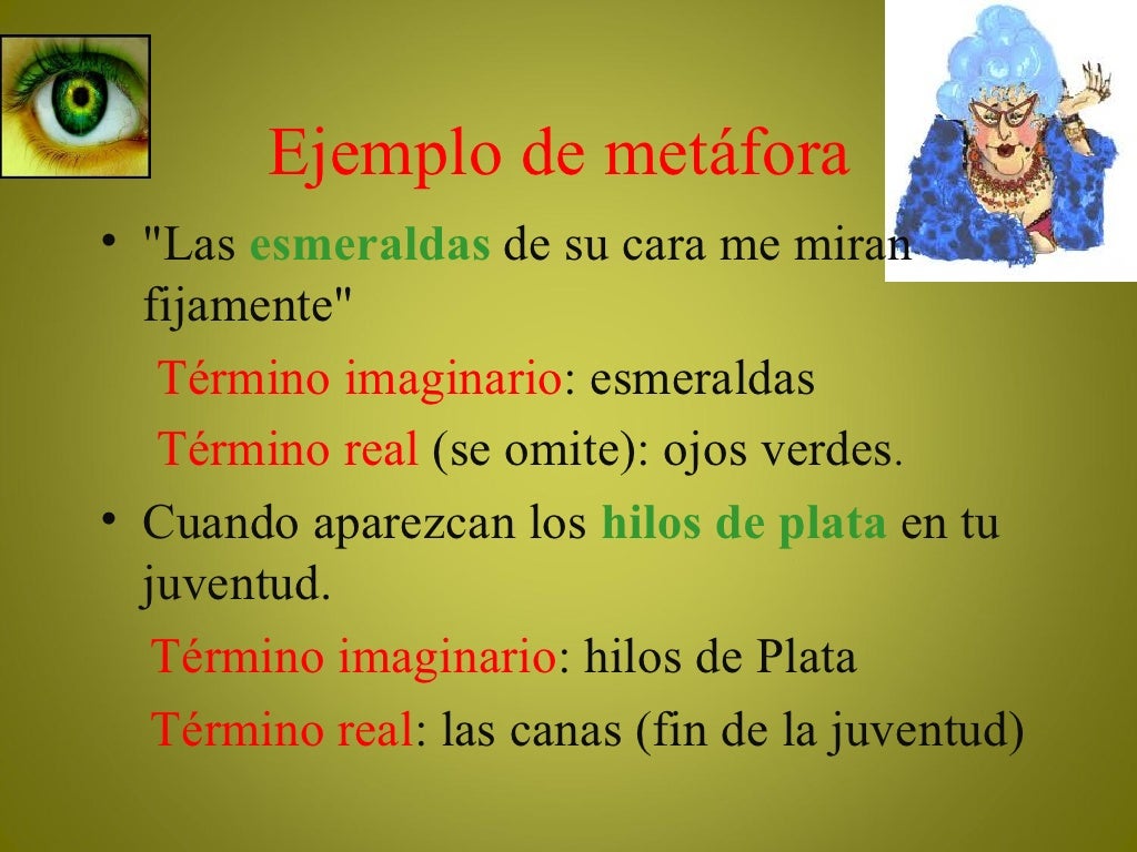 Que Es Una Metafora Ejemplos slide share