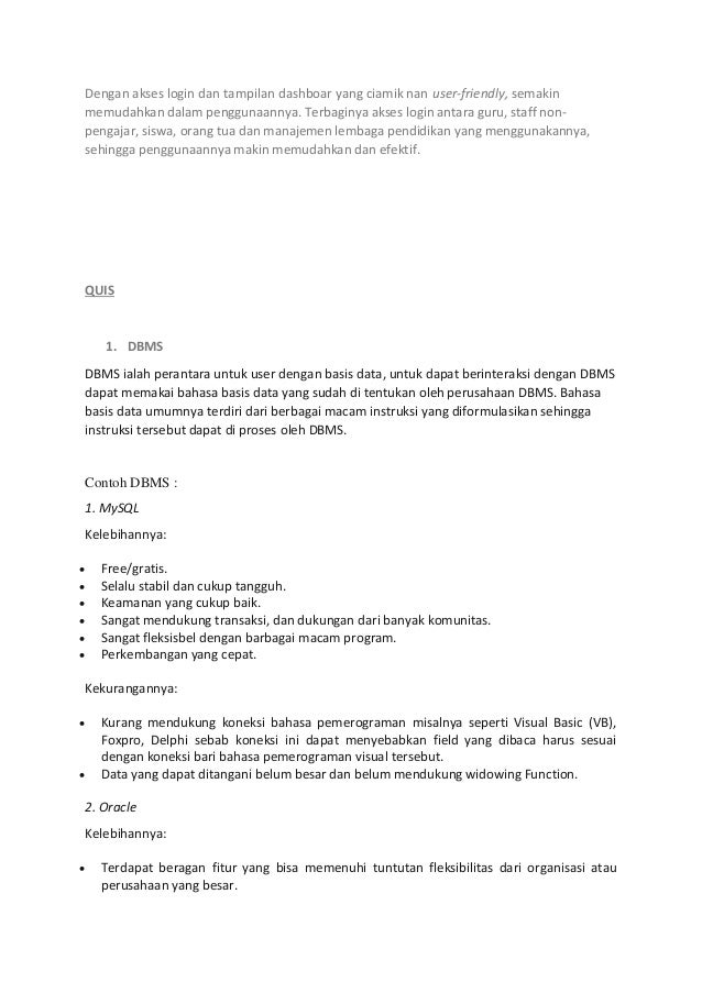 Sim,isniayu putri arief,hapzi ali,database,universitas 