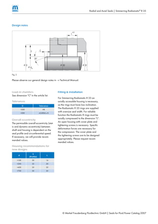 Radiamatic R37 Simmerring radiamatic r-35 | PDF