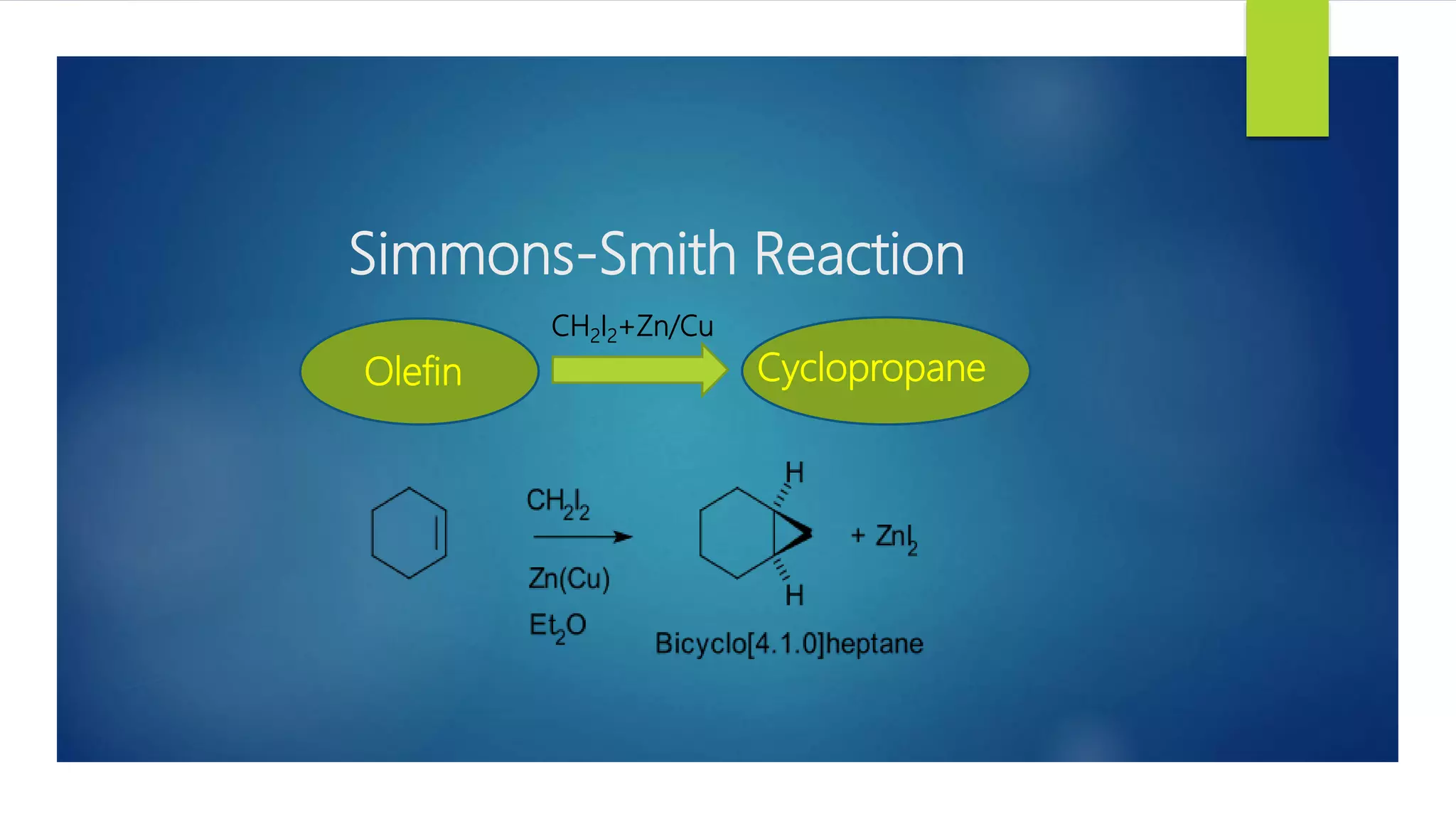 Simmons smith reaction | PPT