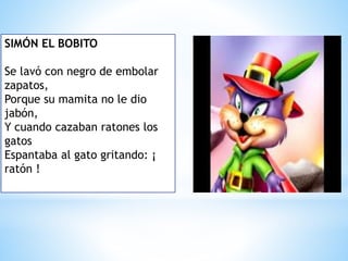 Simón el bobito teatro | PPTX
