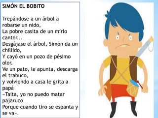 Simón el bobito teatro | PPTX