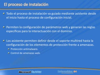 Forefront TMG se encuentra soportado en entorno virtualizado de acuerdo a estos programas.Soporte ciclo de vida Microsoft.Requerimientos de sistema para Forefront TMG.Microsoft Server VirtualizationValidationProgram (MSVVP).Política de soporte para la ejecución en software de virtualización de terceros.	http://support.microsoft.com/kb/897615Soporte de virtualización