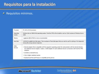 Requisitos e instalación